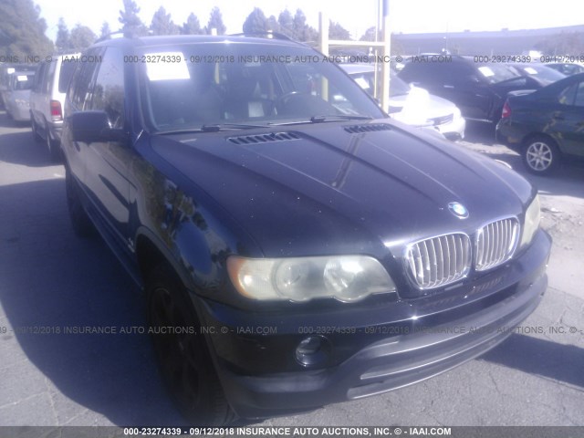 5UXFB33533LH46847 - 2003 BMW X5 4.4I BLACK photo 1
