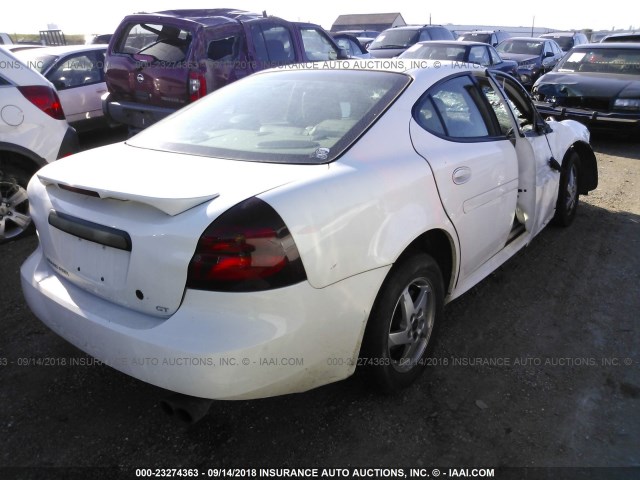 2G2WS522641149964 - 2004 PONTIAC GRAND PRIX GT2 WHITE photo 4