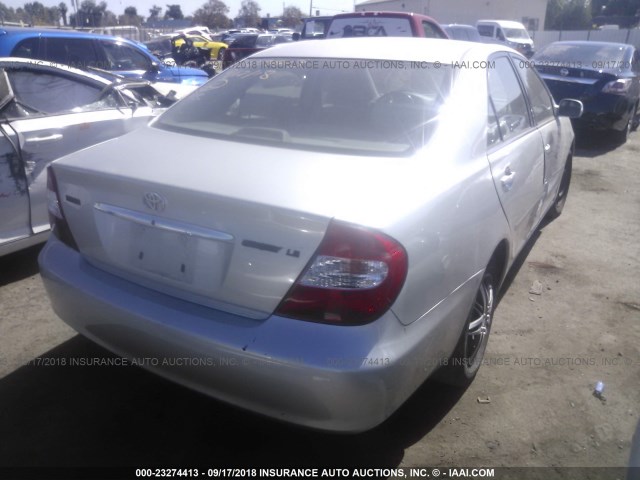 JTDBE32K920043796 - 2002 TOYOTA CAMRY LE/XLE/SE Күміс фото 4