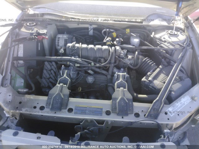 2G4WB52K841227815 - 2004 BUICK REGAL LS GOLD photo 10
