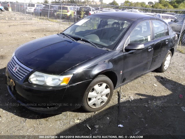1G8AJ55F57Z205261 - 2007 SATURN ION LEVEL 2 黑色 照片 2
