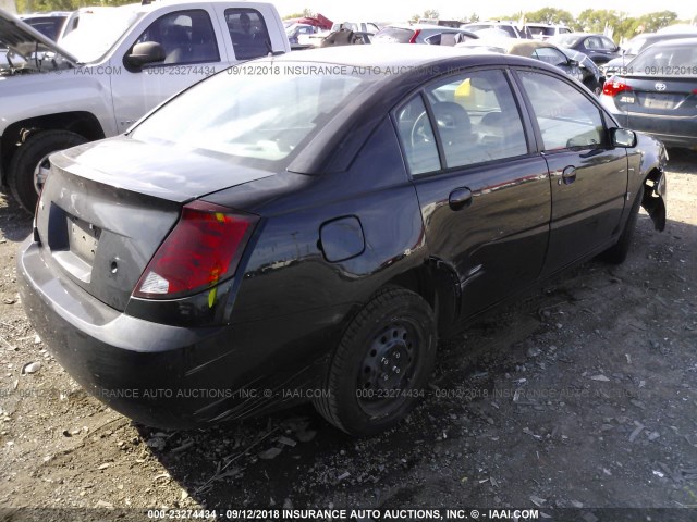 1G8AJ55F57Z205261 - 2007 SATURN ION LEVEL 2 黑色 照片 4