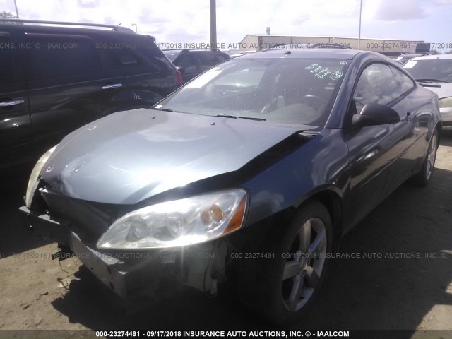 1G2ZM151864167568 - 2006 PONTIAC G6 GTP BLUE photo 2