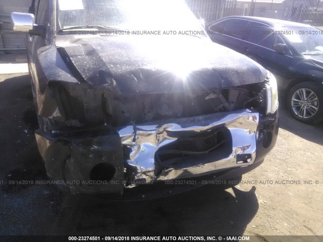 5N1AA08A14N743558 - 2004 NISSAN ARMADA SE/LE BLACK photo 6