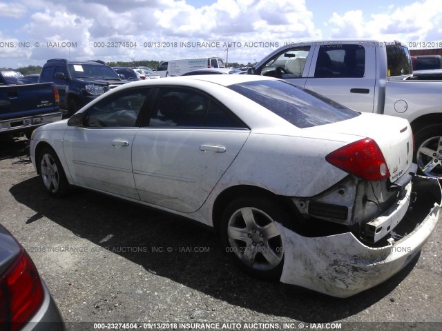 1G2ZG57B484198579 - 2008 PONTIAC G6 SE WHITE photo 3