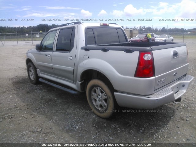 1FMZU67K45UB74154 - 2005 FORD EXPLORER SPORT TR  BEIGE photo 3