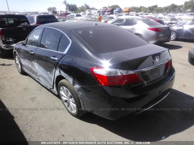 1HGCR2F8XFA158717 - 2015 HONDA ACCORD EXL BLACK photo 3