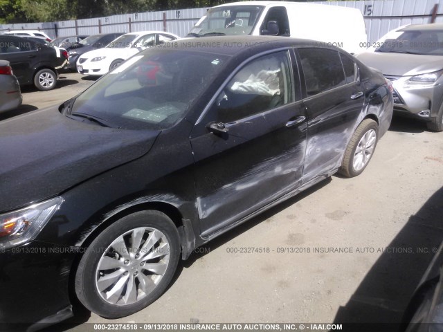 1HGCR2F8XFA158717 - 2015 HONDA ACCORD EXL BLACK photo 6