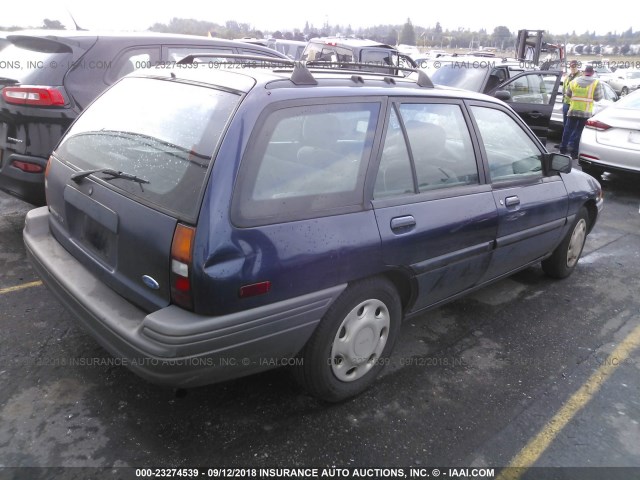 3FASP15J6SR174515 - 1995 FORD ESCORT LX/SPORT BLUE photo 4