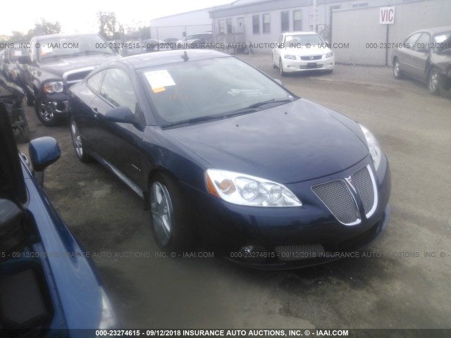 1G2ZM177884269148 - 2008 PONTIAC G6 GXP BLUE photo 1