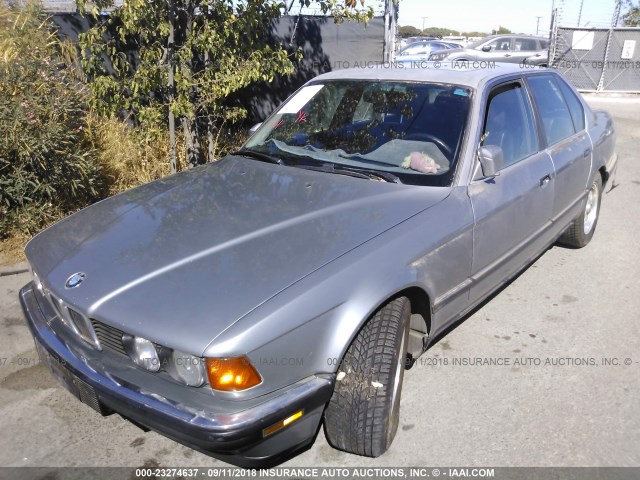 WBAGB4318J1641068 - 1988 BMW 735 I AUTOMATIC SILVER photo 2