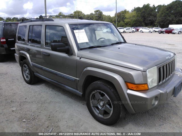 1J8HG48K56C188218 - 2006 JEEP COMMANDER TAN photo 1