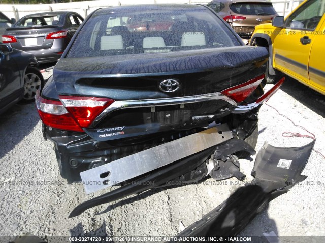 4T1BF1FK3HU652164 - 2017 TOYOTA CAMRY LE/XLE/SE/XSE 蓝色 照片 6