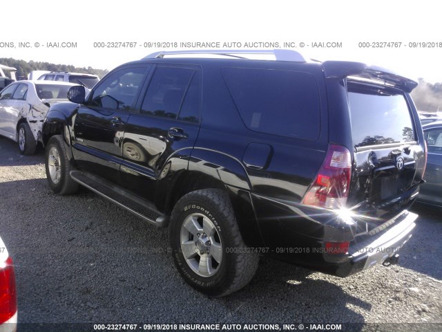 JTEZU17R730002611 - 2003 TOYOTA 4RUNNER LIMITED BLACK photo 3