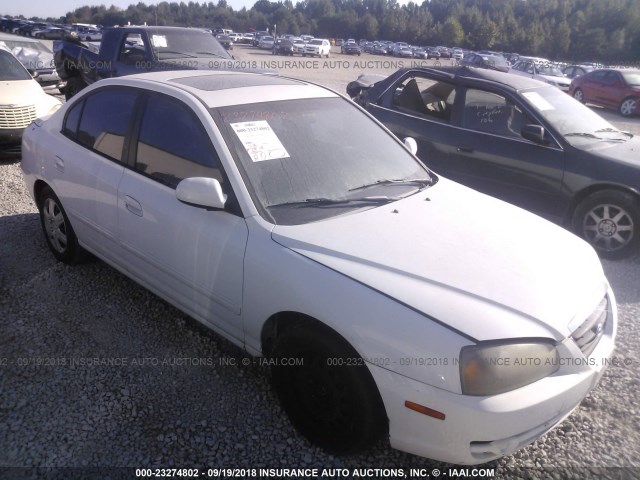 KMHDN46D66U274286 - 2006 HYUNDAI ELANTRA GLS/GT/LIMITED WHITE photo 6