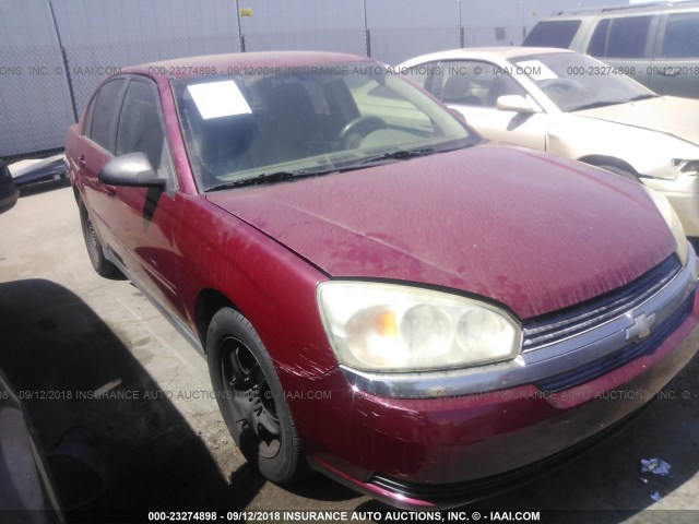 1G1ZT52815F201143 - 2005 CHEVROLET MALIBU LS წითელი ფოტო 1