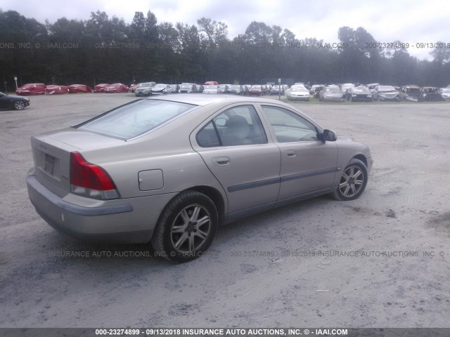 YV1RS61R122169866 - 2002 VOLVO S60 Champagne photo 4