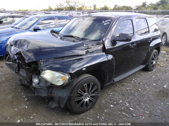 3GNDA13D97S620018 - 2007 CHEVROLET HHR LS Negro foto 2
