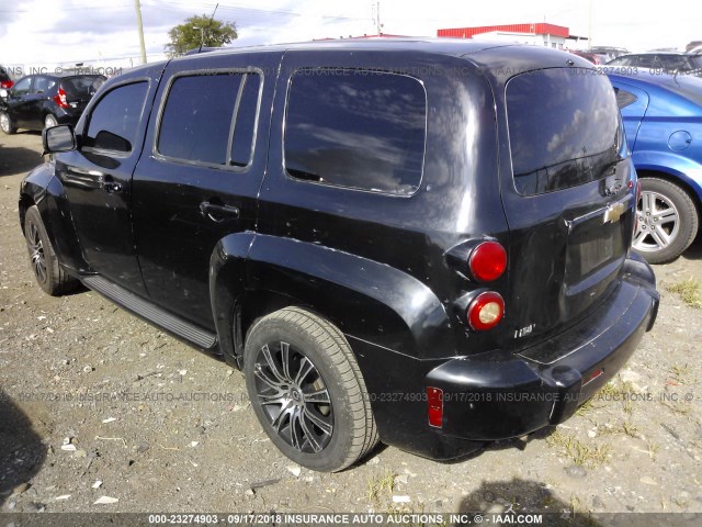 3GNDA13D97S620018 - 2007 CHEVROLET HHR LS Negro foto 3