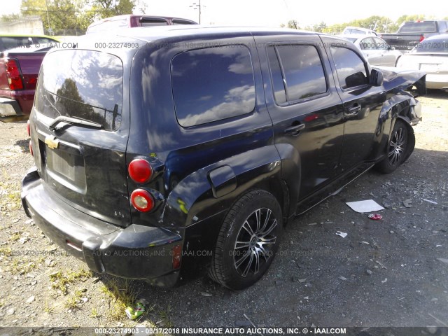 3GNDA13D97S620018 - 2007 CHEVROLET HHR LS Negro foto 4