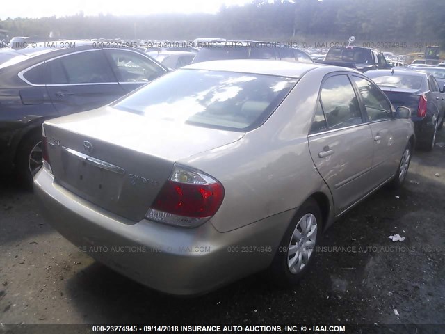 4T1BE32K75U420795 - 2005 TOYOTA CAMRY LE/XLE/SE BROWN photo 4