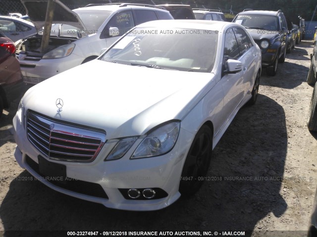 WDDHF8HB4AA151432 - 2010 MERCEDES-BENZ E 350 4MATIC WHITE photo 2