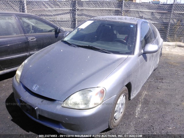 JHMZE14763T000396 - 2003 HONDA INSIGHT SILVER photo 2