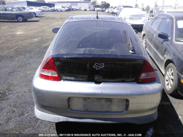 JHMZE14763T000396 - 2003 HONDA INSIGHT SILVER photo 8