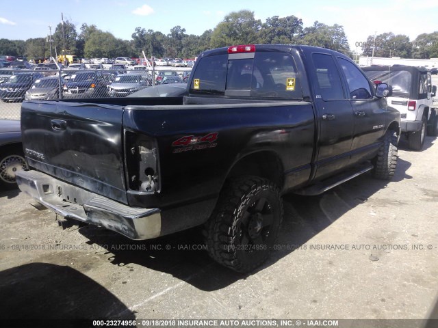 1D7HU18Z02J223299 - 2002 DODGE RAM 1500 BLACK photo 4