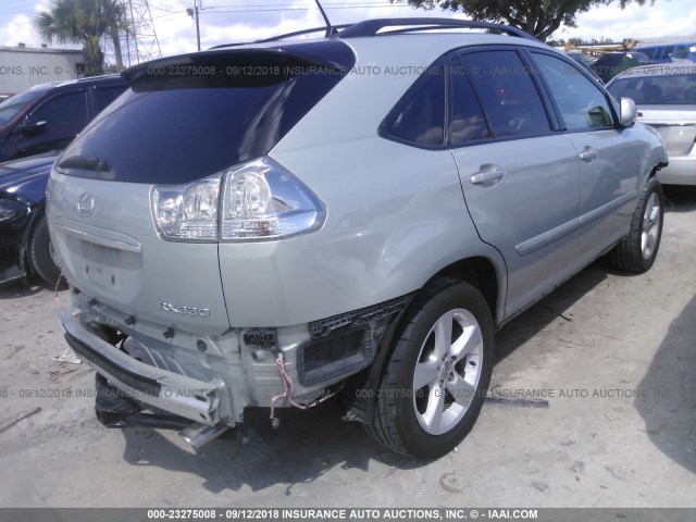 2T2GA31U85C042634 - 2005 LEXUS RX 330 GOLD photo 4