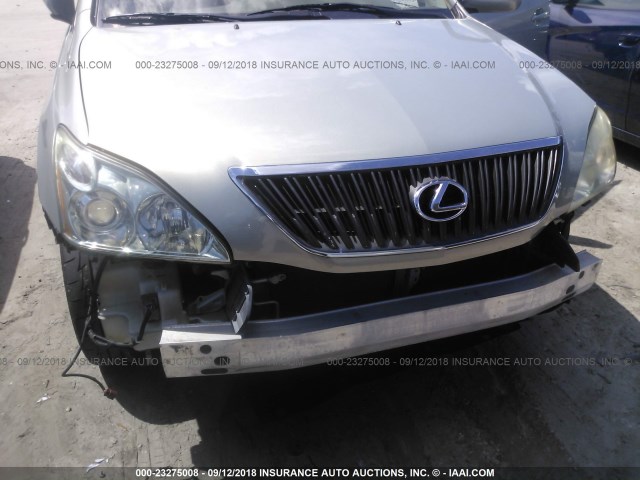 2T2GA31U85C042634 - 2005 LEXUS RX 330 GOLD photo 6