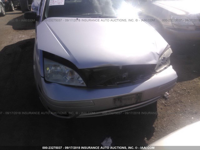 1FAFP34N77W250314 - 2007 FORD FOCUS ZX4/S/SE/SES SILVER photo 6