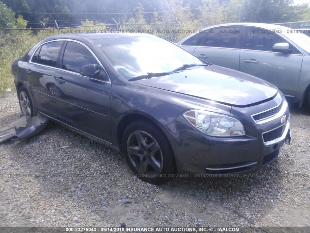 1G1ZC5EB8AF251703 - 2010 CHEVROLET MALIBU 1LT BLACK photo 1