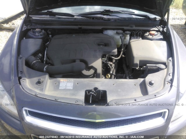 1G1ZC5EB8AF251703 - 2010 CHEVROLET MALIBU 1LT BLACK photo 10