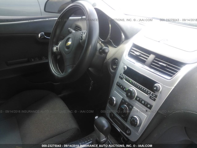 1G1ZC5EB8AF251703 - 2010 CHEVROLET MALIBU 1LT BLACK photo 5