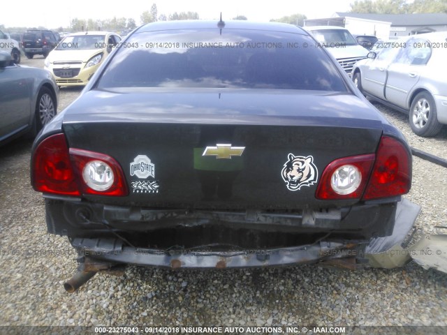 1G1ZC5EB8AF251703 - 2010 CHEVROLET MALIBU 1LT BLACK photo 6