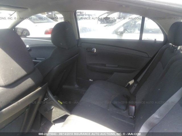 1G1ZC5EB8AF251703 - 2010 CHEVROLET MALIBU 1LT BLACK photo 8