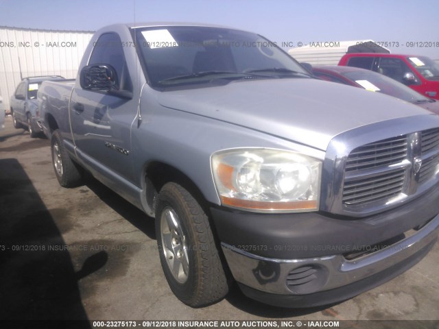 1D7HA16K76J180584 - 2006 DODGE RAM 1500 ST SILVER photo 1