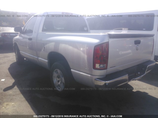 1D7HA16K76J180584 - 2006 DODGE RAM 1500 ST SILVER photo 3