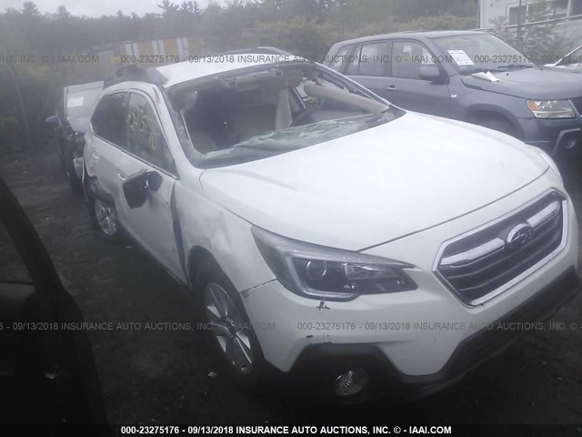 4S4BSAFC3J3250807 - 2018 SUBARU OUTBACK 2.5I PREMIUM WHITE photo 1