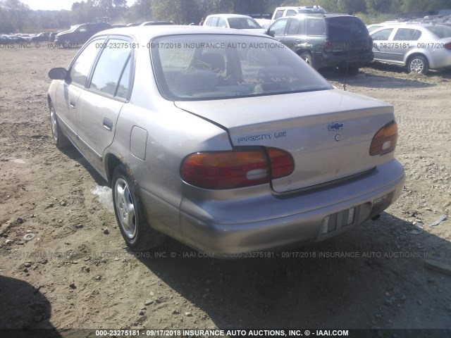 1Y1SK54872Z423796 - 2002 CHEVROLET GEO PRIZM LSI CREAM photo 3