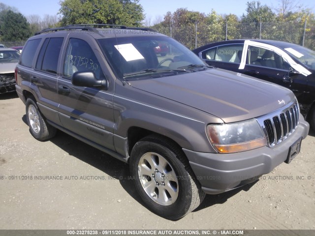 1J4GW48S91C585469 - 2001 JEEP GRAND CHEROKEE LAREDO BROWN photo 1