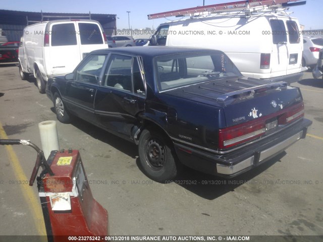 1G4HR54C5MH443354 - 1991 BUICK LESABRE LIMITED BLUE photo 3