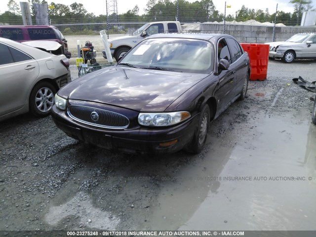 1G4HP54K91U272270 - 2001 BUICK LESABRE CUSTOM BROWN photo 2