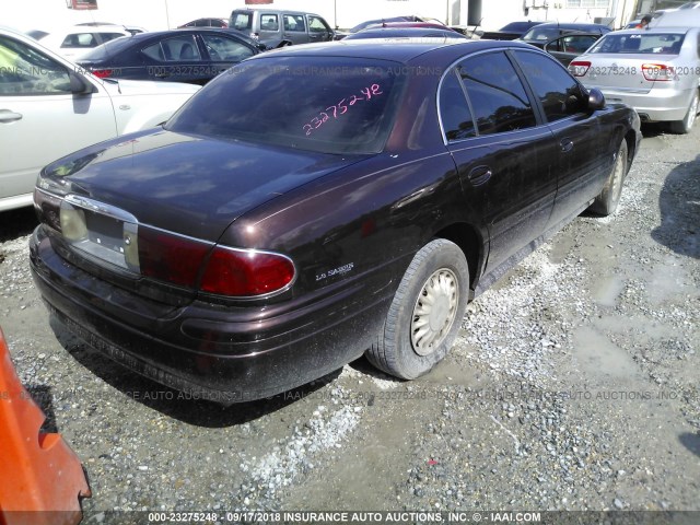 1G4HP54K91U272270 - 2001 BUICK LESABRE CUSTOM BROWN photo 4