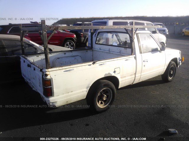 JN6ND01S3DW002304 - 1983 DATSUN 720 STANDARD BED WHITE photo 4