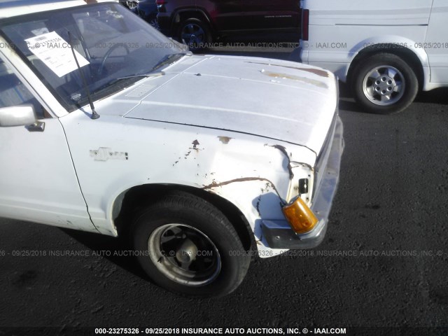 JN6ND01S3DW002304 - 1983 DATSUN 720 STANDARD BED WHITE photo 6