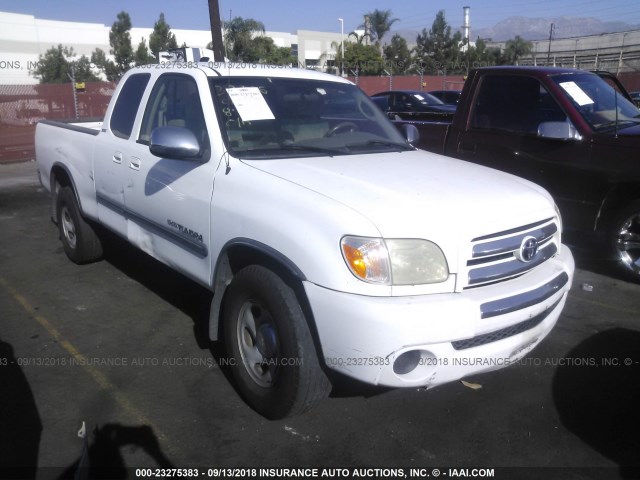 5TBRU34116S458175 - 2006 TOYOTA TUNDRA ACCESS CAB SR5 WHITE photo 1