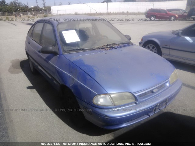 KNJLT06H3S6108904 - 1995 FORD ASPIRE BLUE photo 1