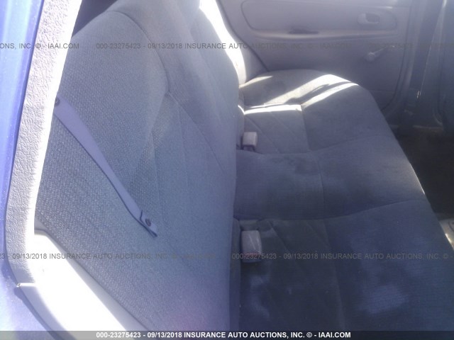 KNJLT06H3S6108904 - 1995 FORD ASPIRE BLUE photo 8